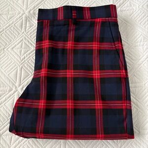 Tommy Hilfiger Men’s Tartan Plaid Pants Blue And Red Size 34x30